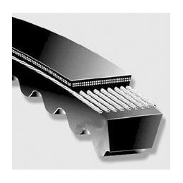3/8" X 52" 3VX520 Industrial V belt Notched Cogged Raw edge 3-VX-520 3VX 520 