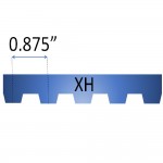 0.875" Pitch -  XH Timing belt